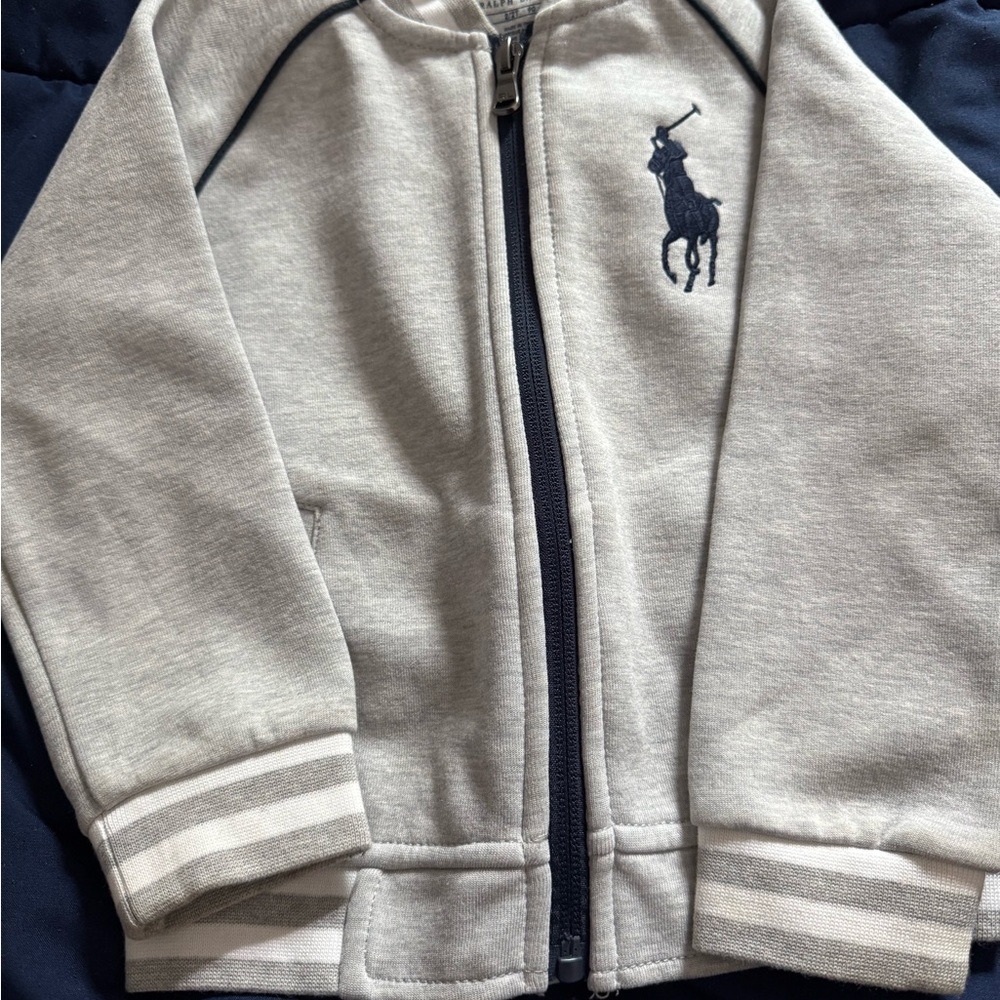 Polo by Ralph Lauren Kids Gray Zip-Up Jacket